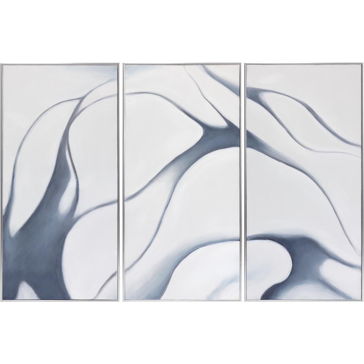 SUNPAN A0366 Meditation 60 X 30 inch Hand Painted Art, Set Of 3